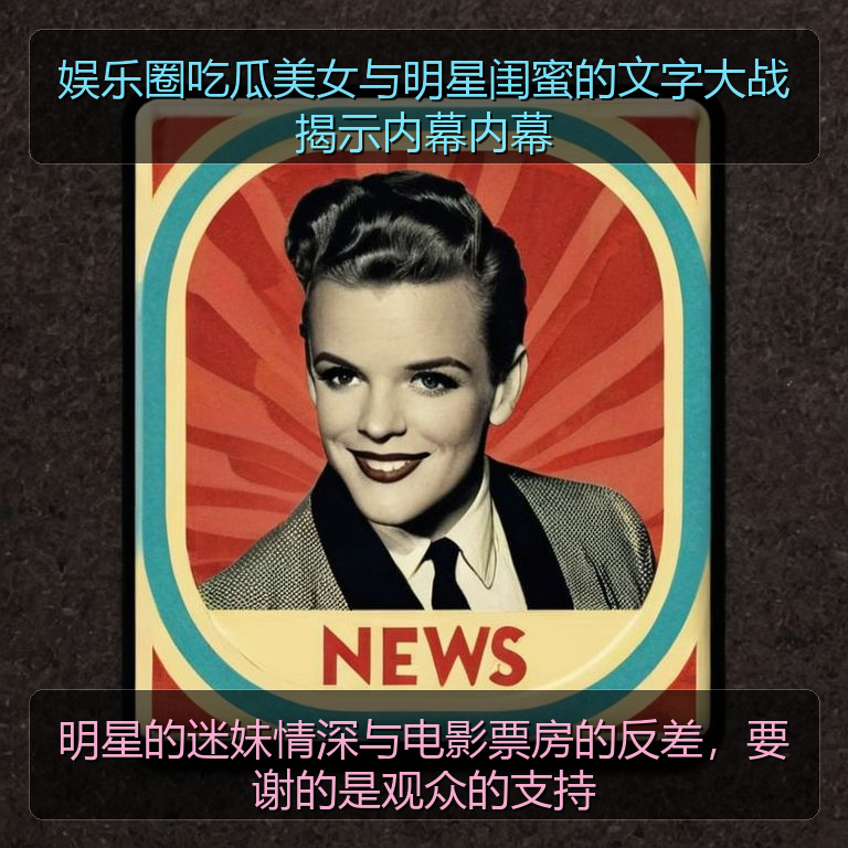 娱乐圈吃瓜美女与明星闺蜜的文字大战揭示内幕内幕